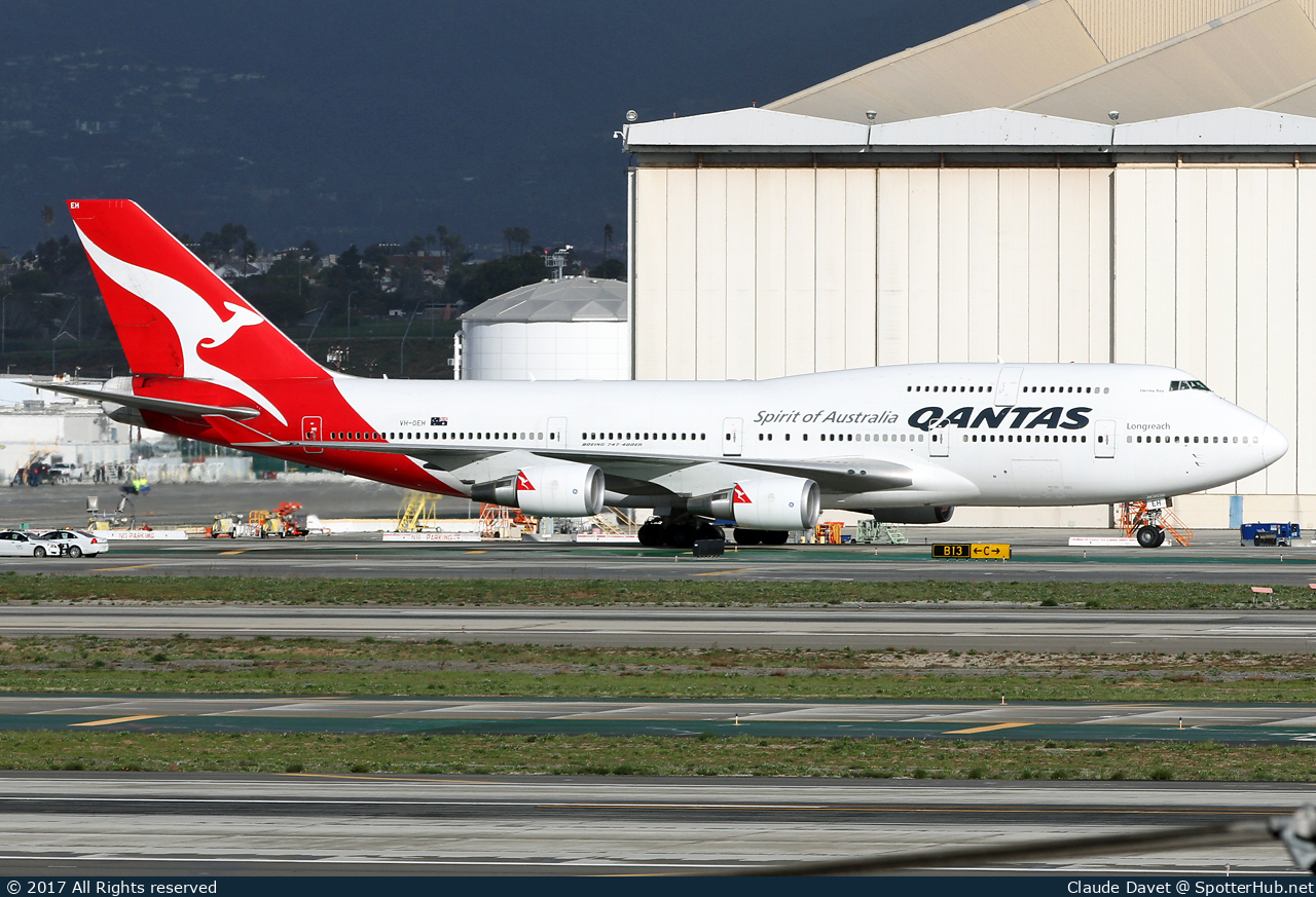 Photo of VH-OEH - Boeing 747-438(ER) operated by Qantas
