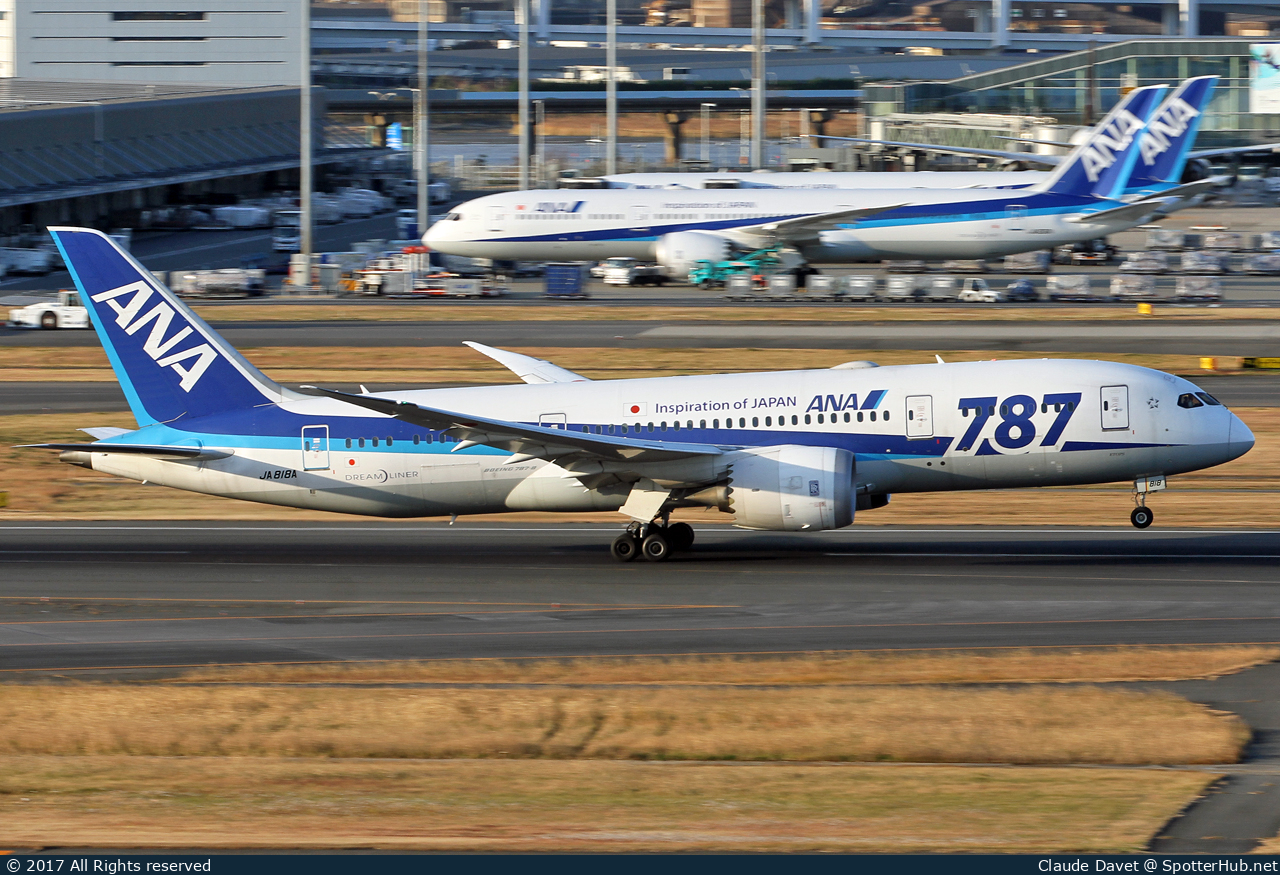 Photo of JA818A - Boeing 787-8 Dreamliner operated by ANA All Nippon Airways
