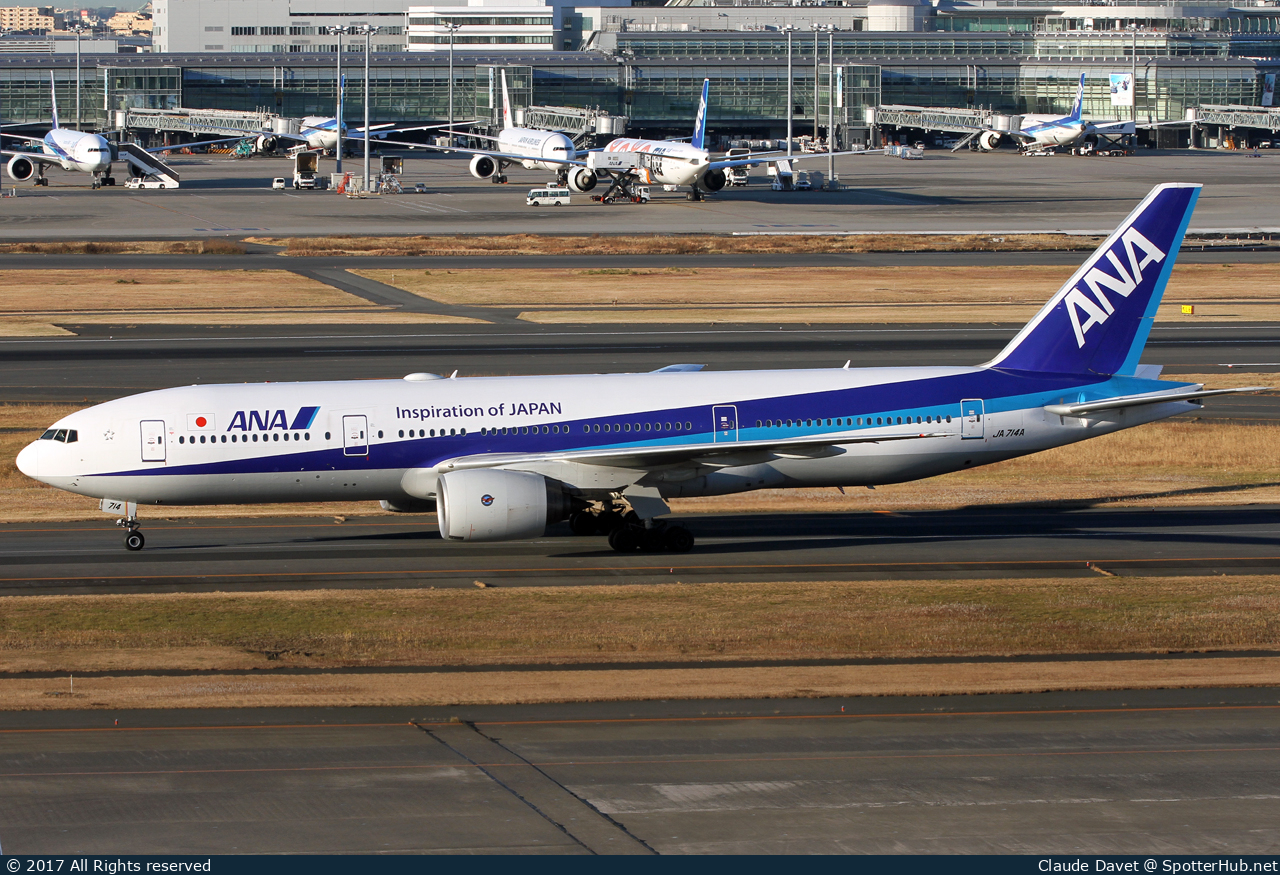 Photo of JA714A - Boeing 777-281 operated by ANA All Nippon Airways