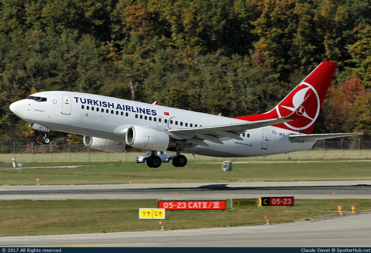 Photo of TC-JKO - Boeing 737-752 operated by Turkish Airlines