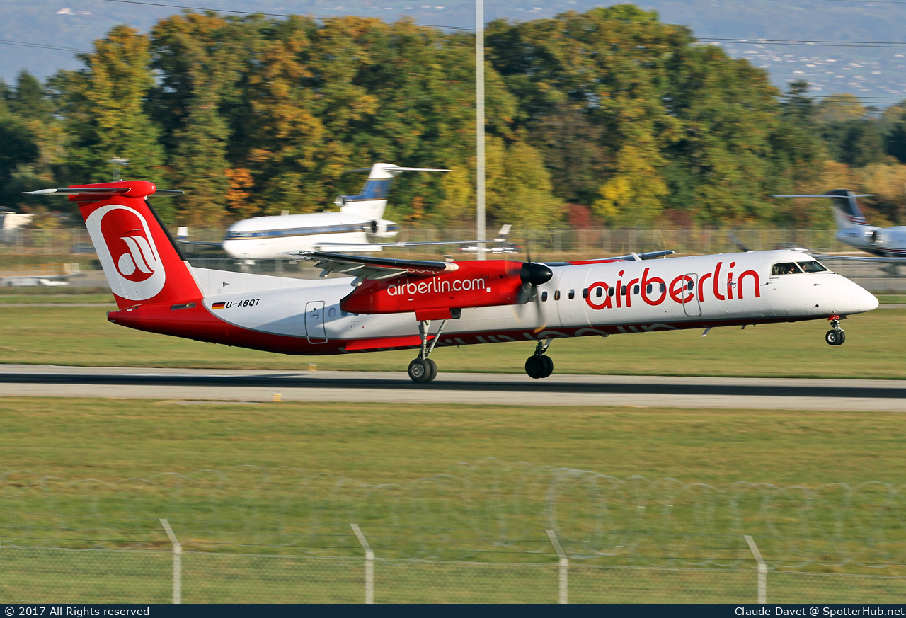 Photo of D-ABQT - Bombardier DHC-8-402 Dash 8 Q400 operated by Air Berlin (opb LGW Luftfahrtgesellschaft Walter)