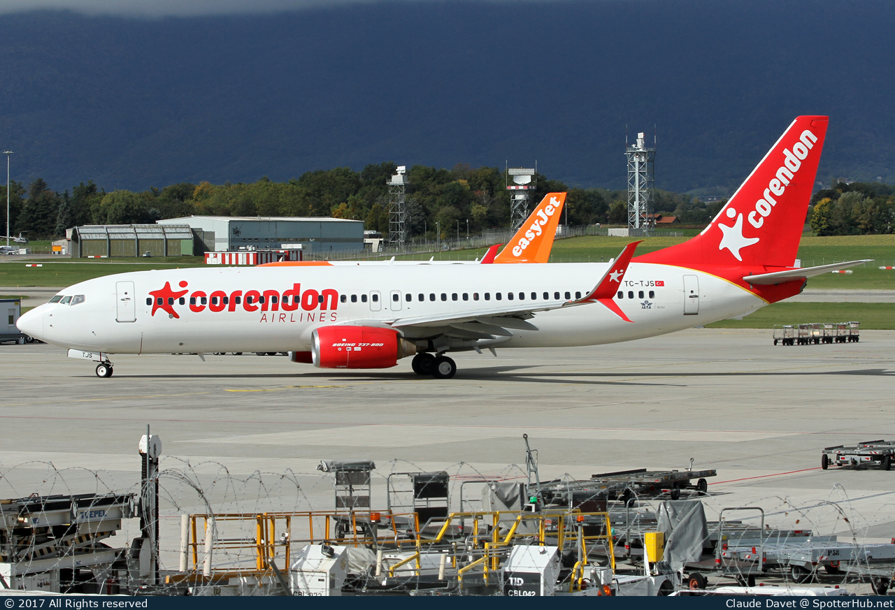 Photo of TC-TJS - Boeing 737-81B operated by Corendon Airlines