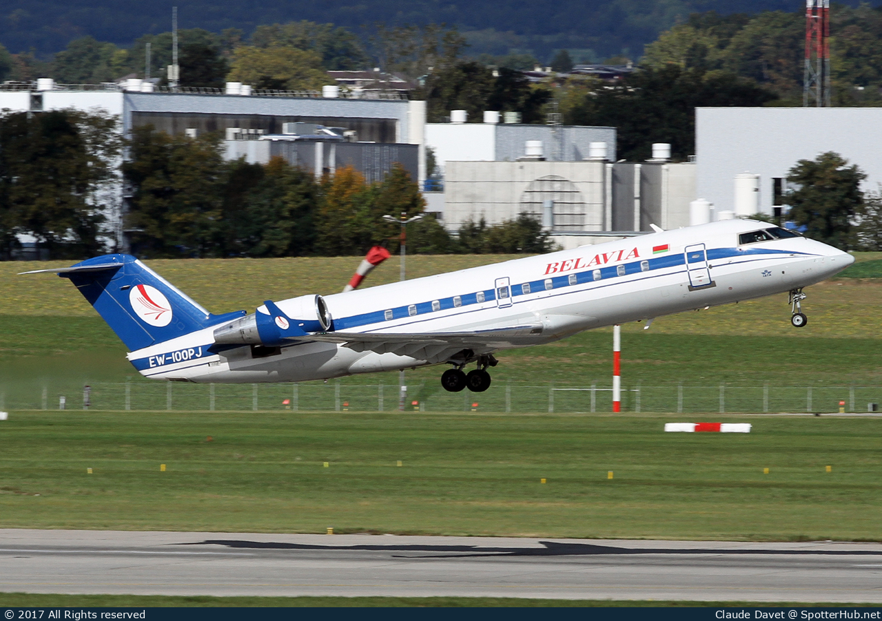 Photo of EW-100PJ - Bombardier CRJ-100ER operated by Belavia