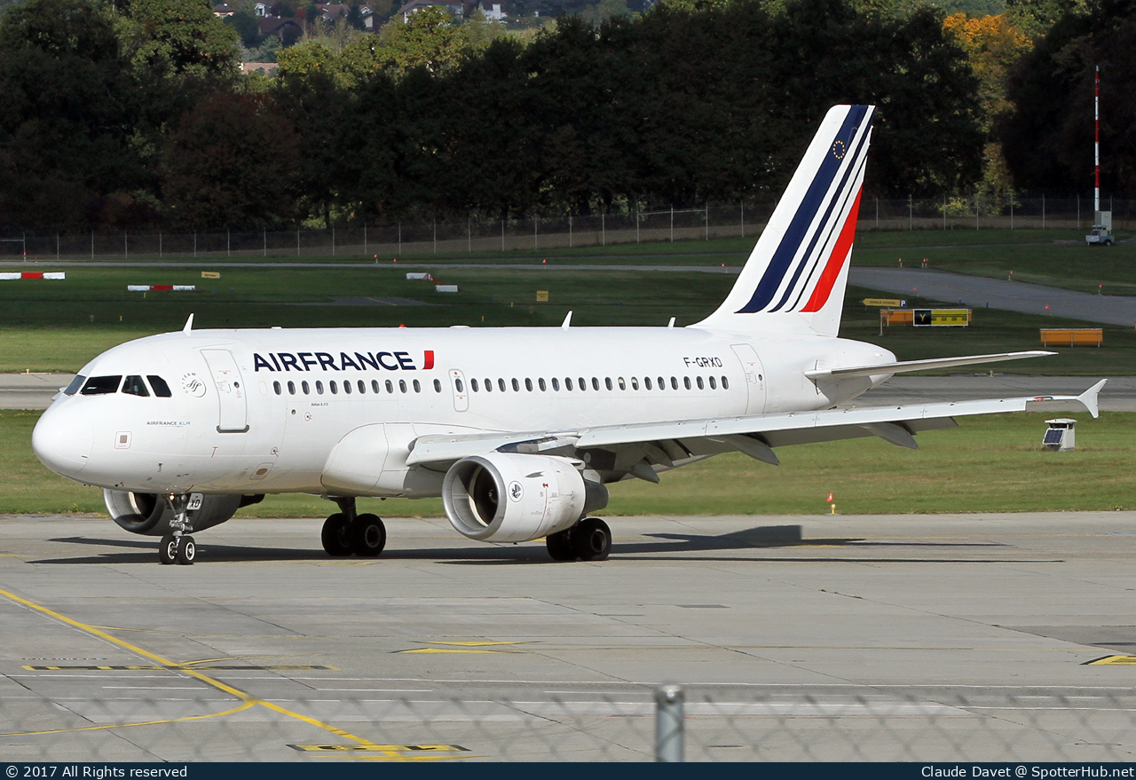 Photo of F-GRXD - Airbus A319-111 operated by Air France
