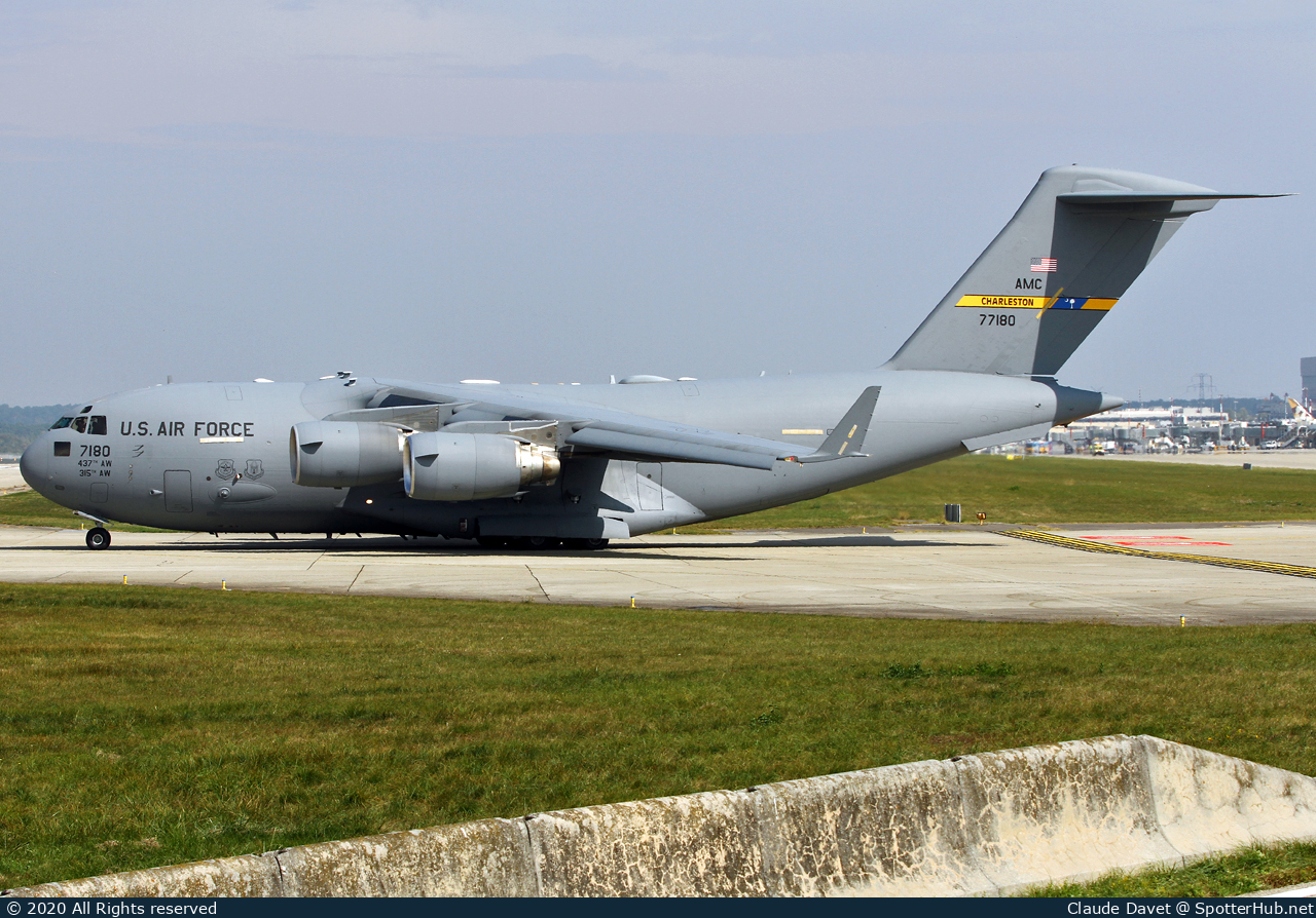 Photo of 07-7180 - Boeing C-17A Globemaster III operated by US Air Force