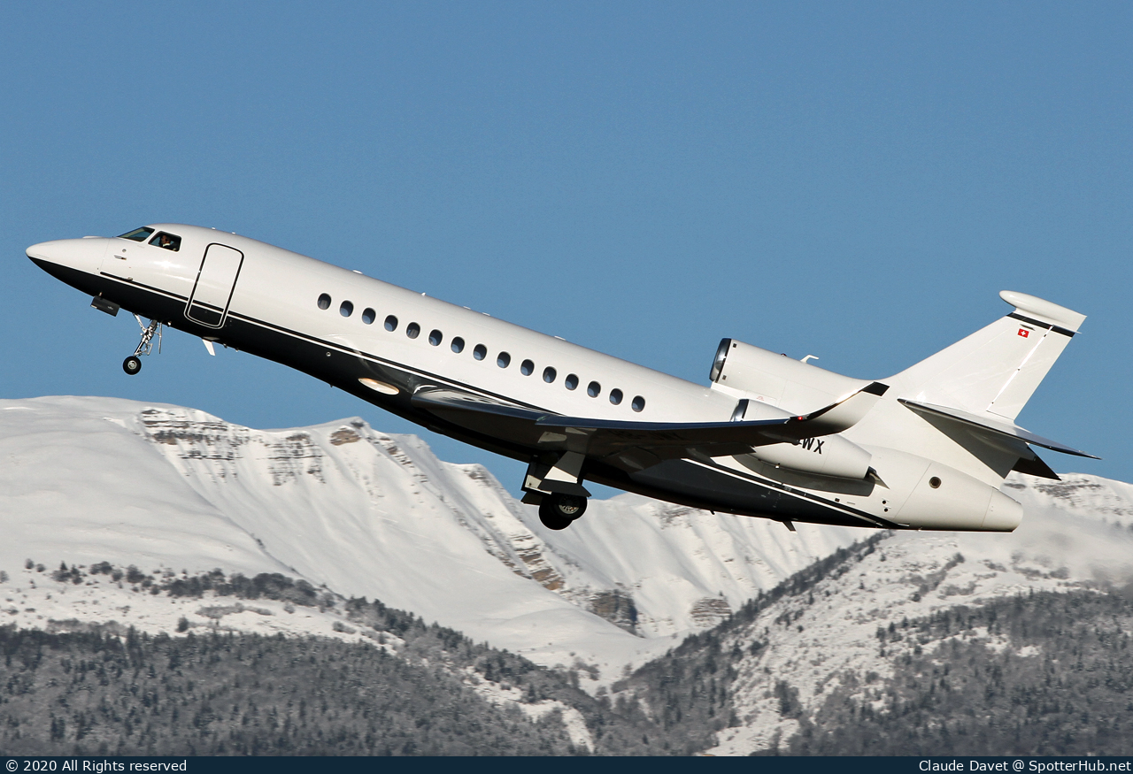 Photo of HB-JWX - Dassault Falcon 8X operated by Albinati Aeronautics