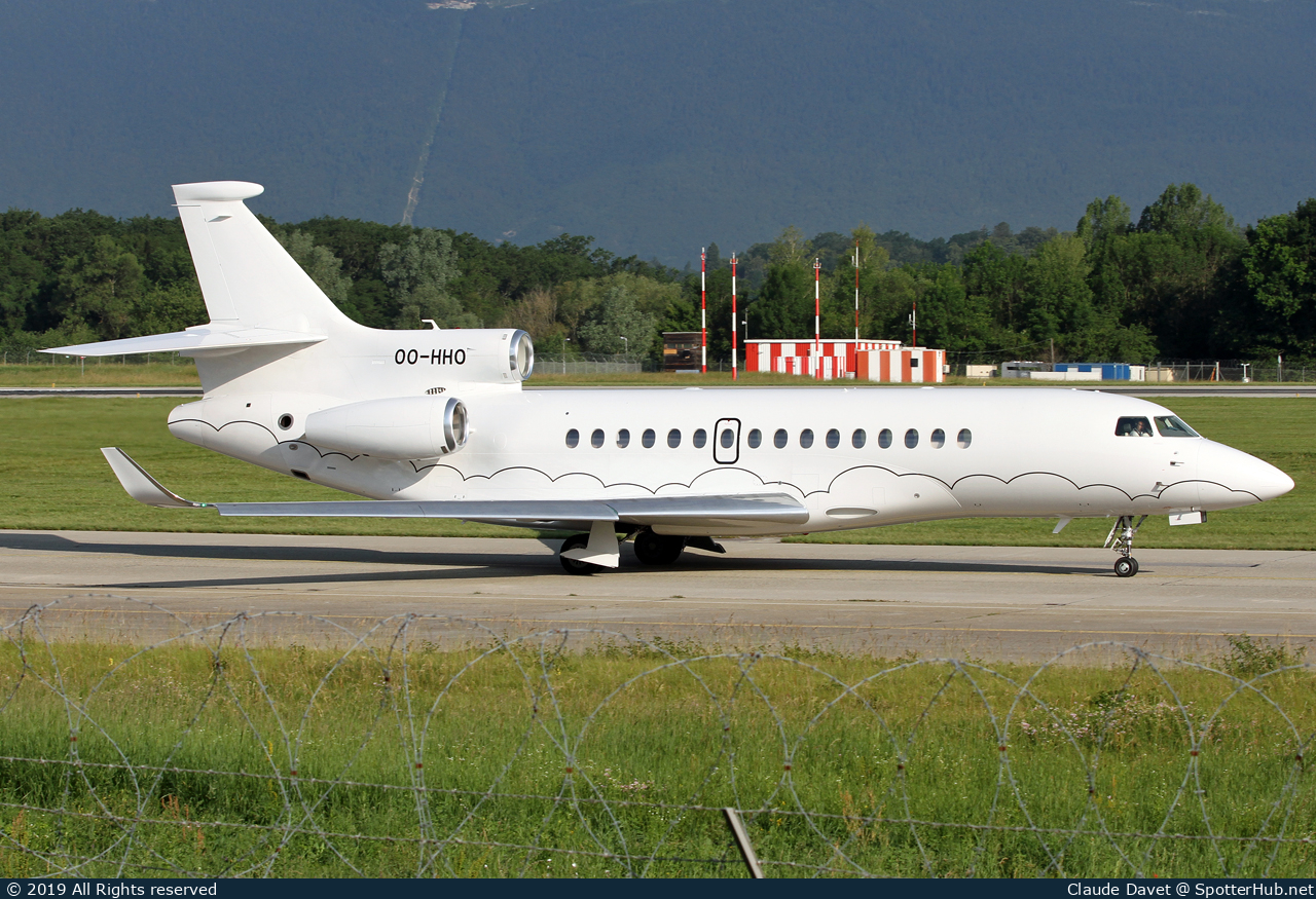 Photo of OO-HHO - Dassault Falcon 8X operated by Luxaviation Belgium