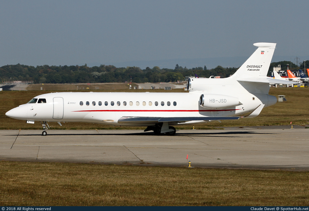Photo of HB-JSD - Dassault Falcon 8X operated by Dasnair