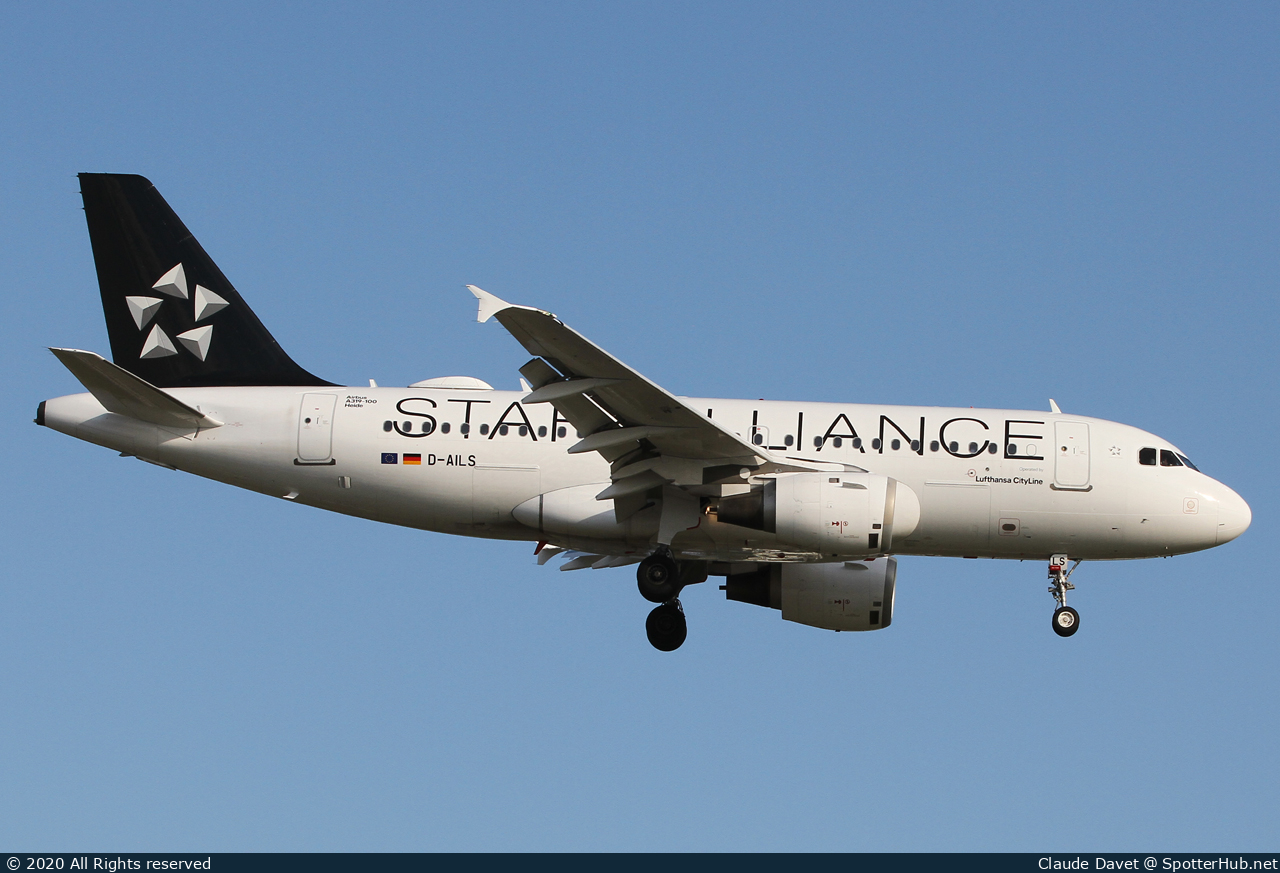 Photo of D-AILS - Airbus A319-114 operated by Lufthansa CityLine