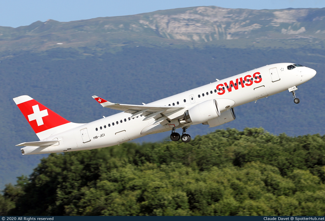 Photo of HB-JCI - Airbus A220-300 operated by Swiss International Air Lines