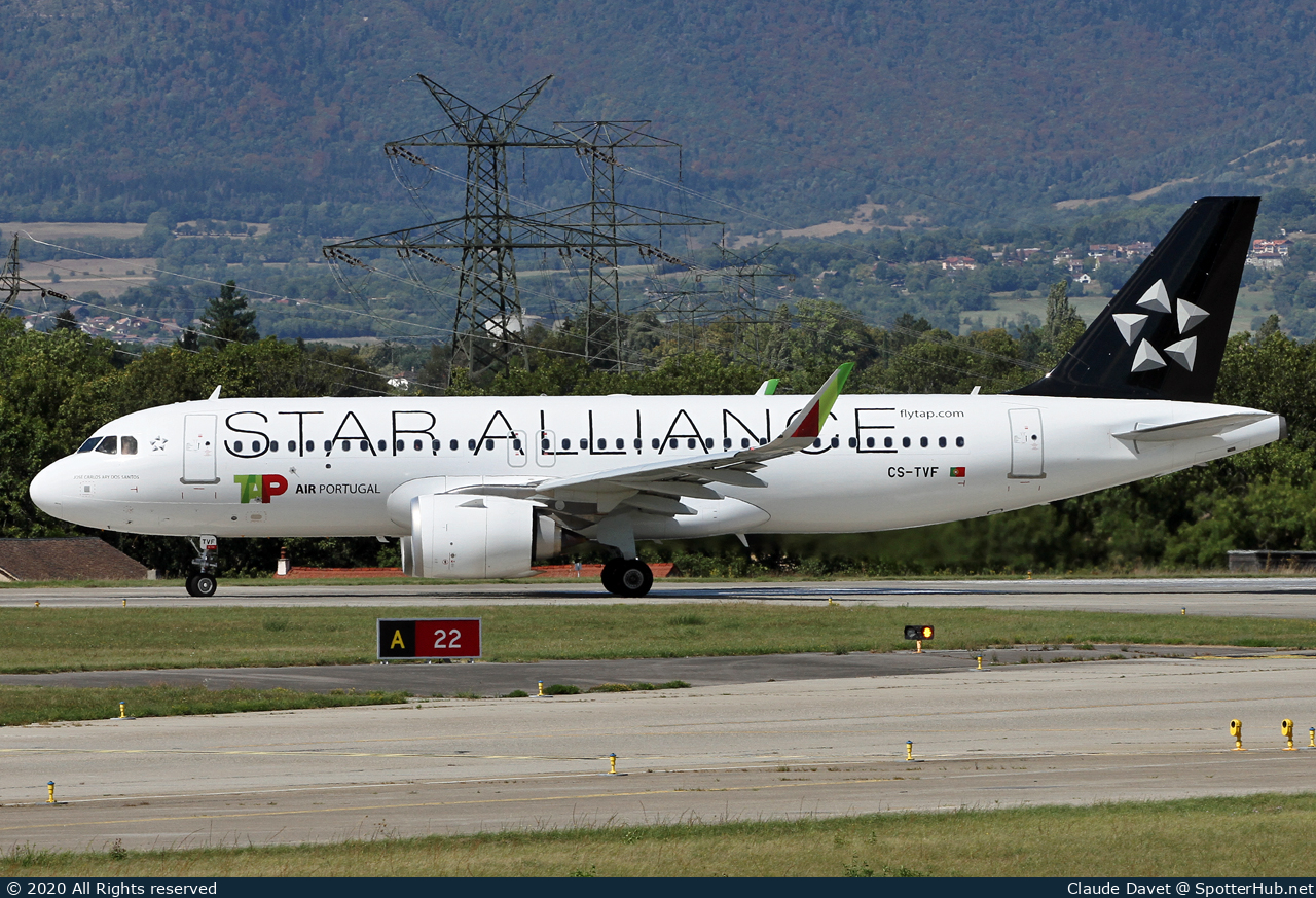Photo of CS-TVF - Airbus A320-251N operated by TAP Air Portugal