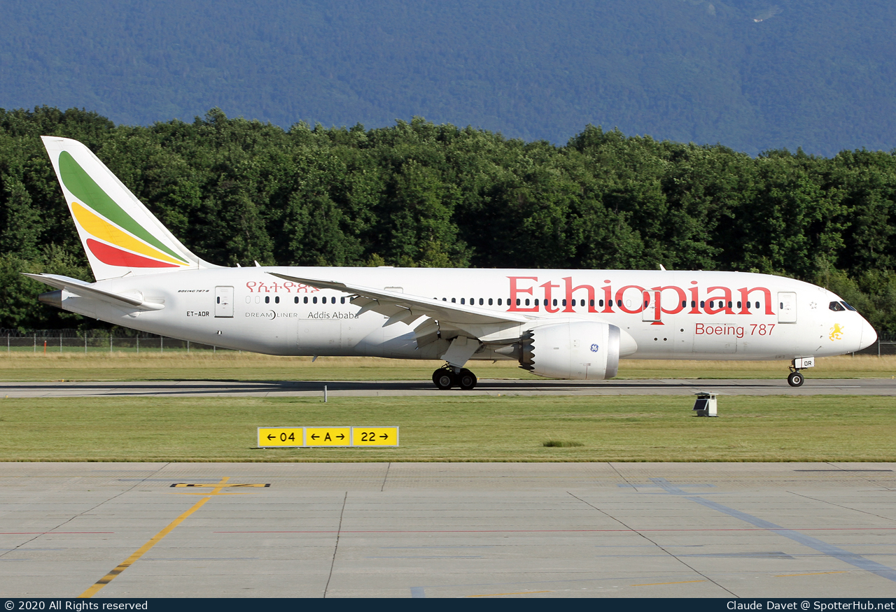 Photo of ET-AOR - Boeing 787-8 Dreamliner operated by Ethiopian Airlines