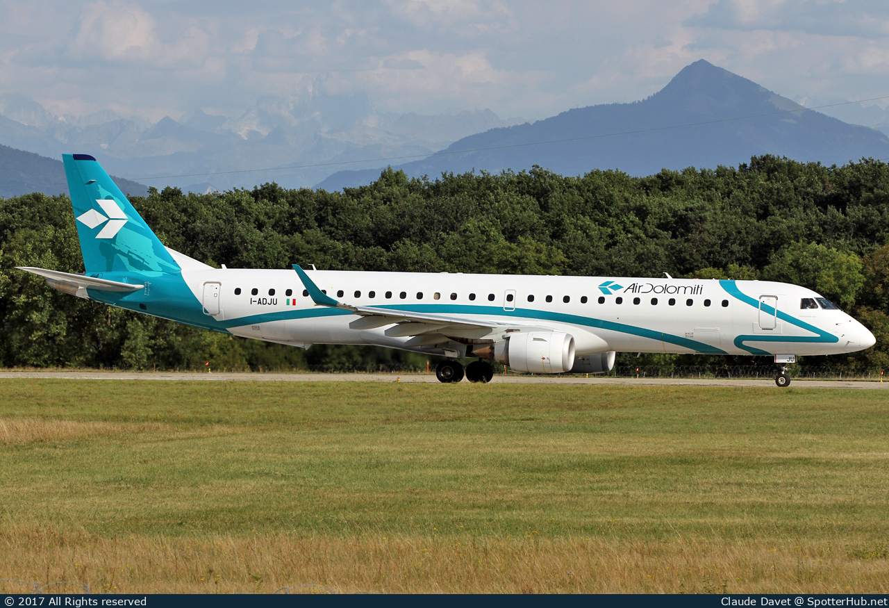 Photo of I-ADJU - Embraer ERJ-195LR operated by Air Dolomiti