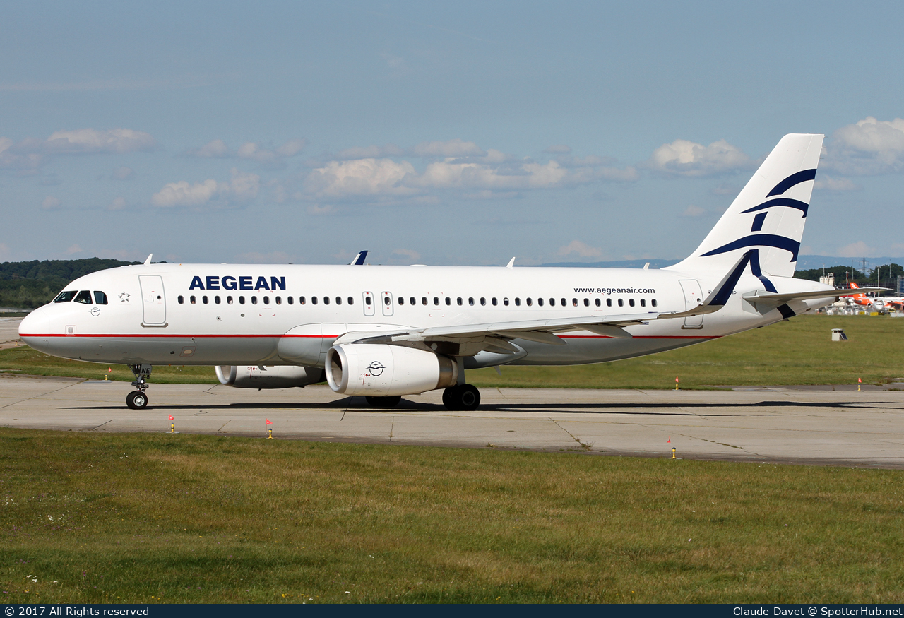 Photo of SX-DNE - Airbus A320-232 operated by Aegean Airlines
