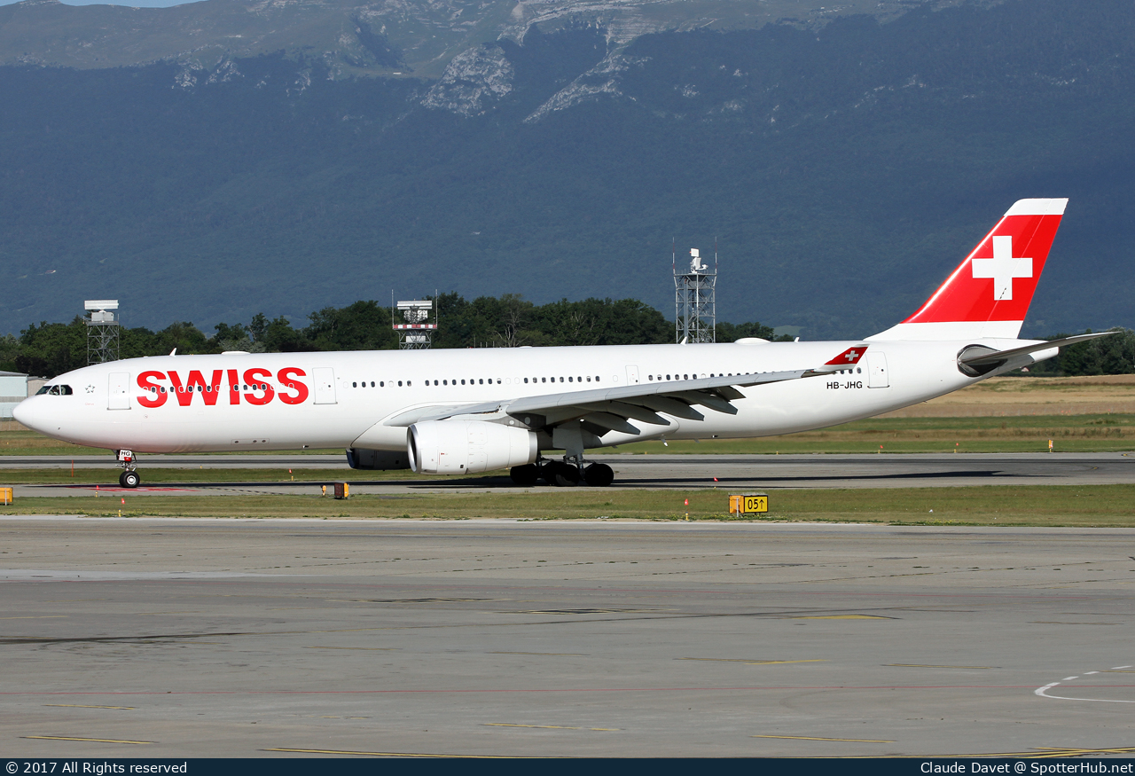 Photo of HB-JHG - Airbus A330-343 operated by Swiss International Air Lines