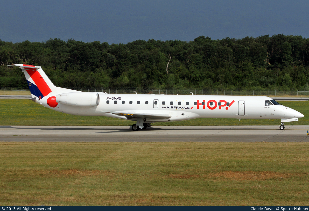 Photo of F-GVHD - Embraer ERJ-145MP operated by Air France HOP