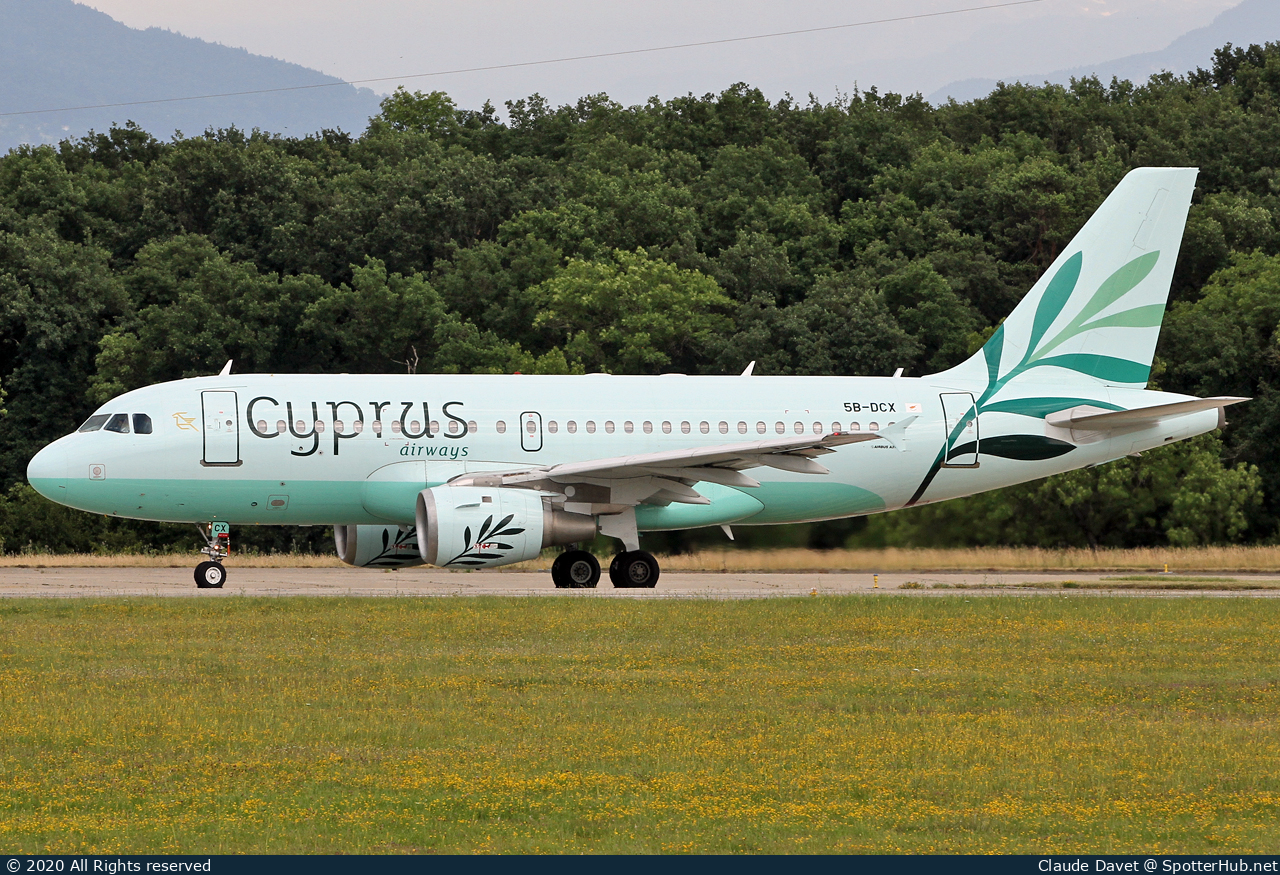 Photo of 5B-DCX - Airbus A319-114 operated by Cyprus Airways [2016]