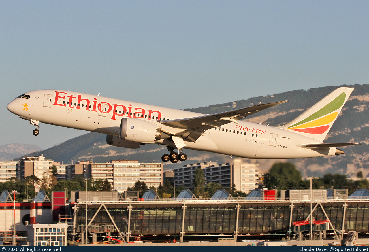 Photo of ET-ASG - Boeing 787-8 Dreamliner operated by Ethiopian Airlines