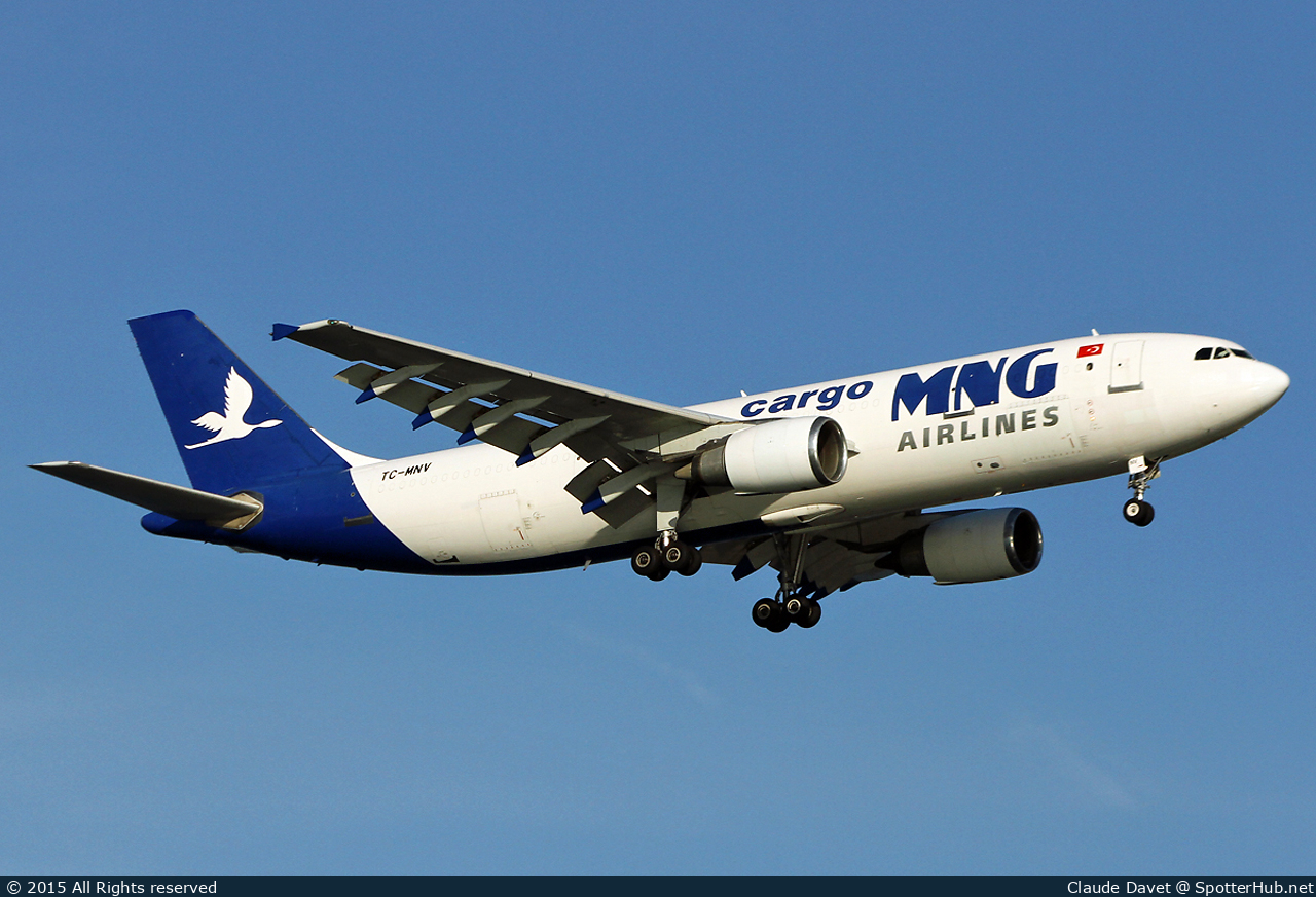Photo of TC-MNV - Airbus A300C4-605R operated by MNG Airlines