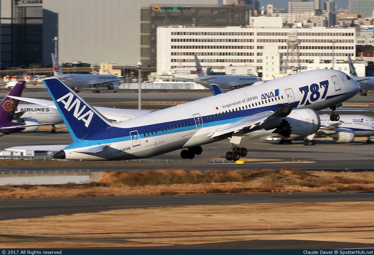 Photo of JA809A - Boeing 787-8 Dreamliner operated by ANA All Nippon Airways