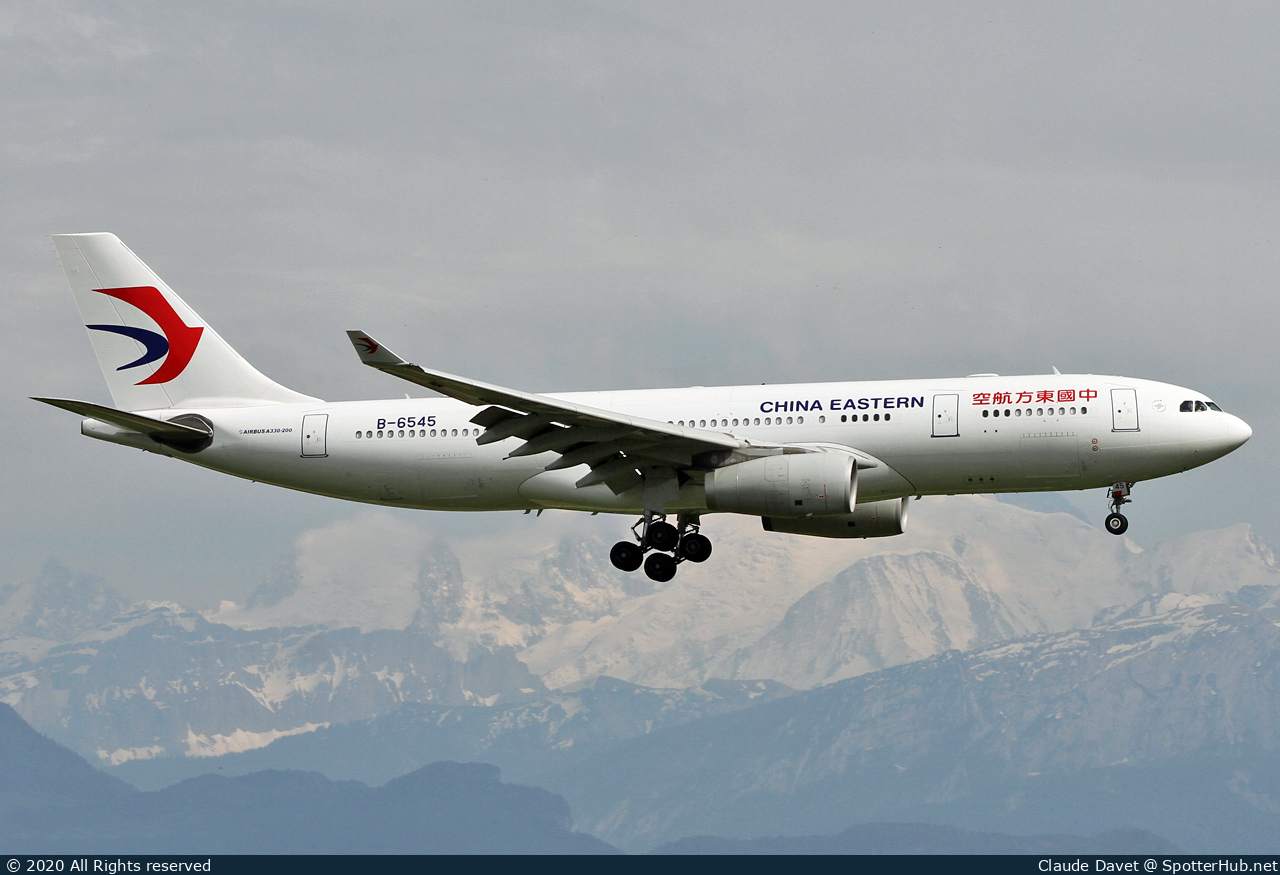 Photo of B-6545 - Airbus A330-243 operated by China Eastern Airlines
