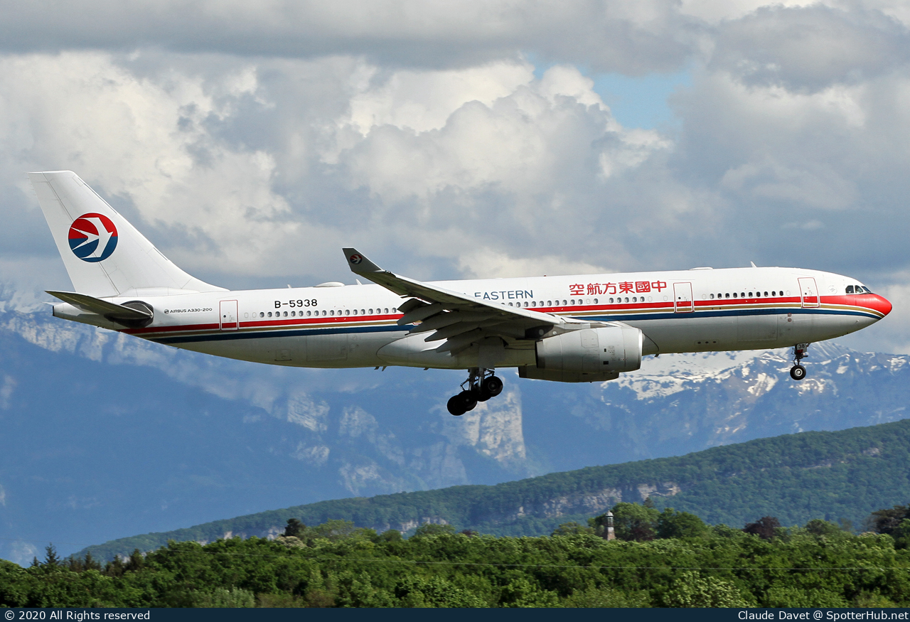 Photo of B-5938 - Airbus A330-243 operated by China Eastern Airlines