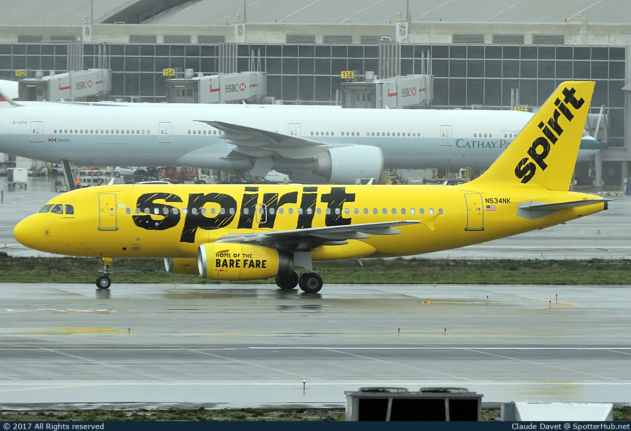 Photo of N534NK - Airbus A319-132 operated by Spirit Airlines