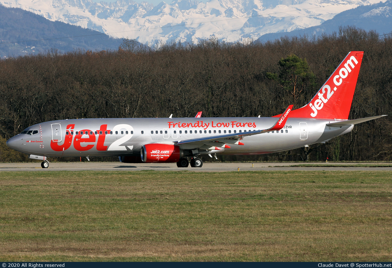 Photo of G-JZHR - Boeing 737-8MG operated by Jet2