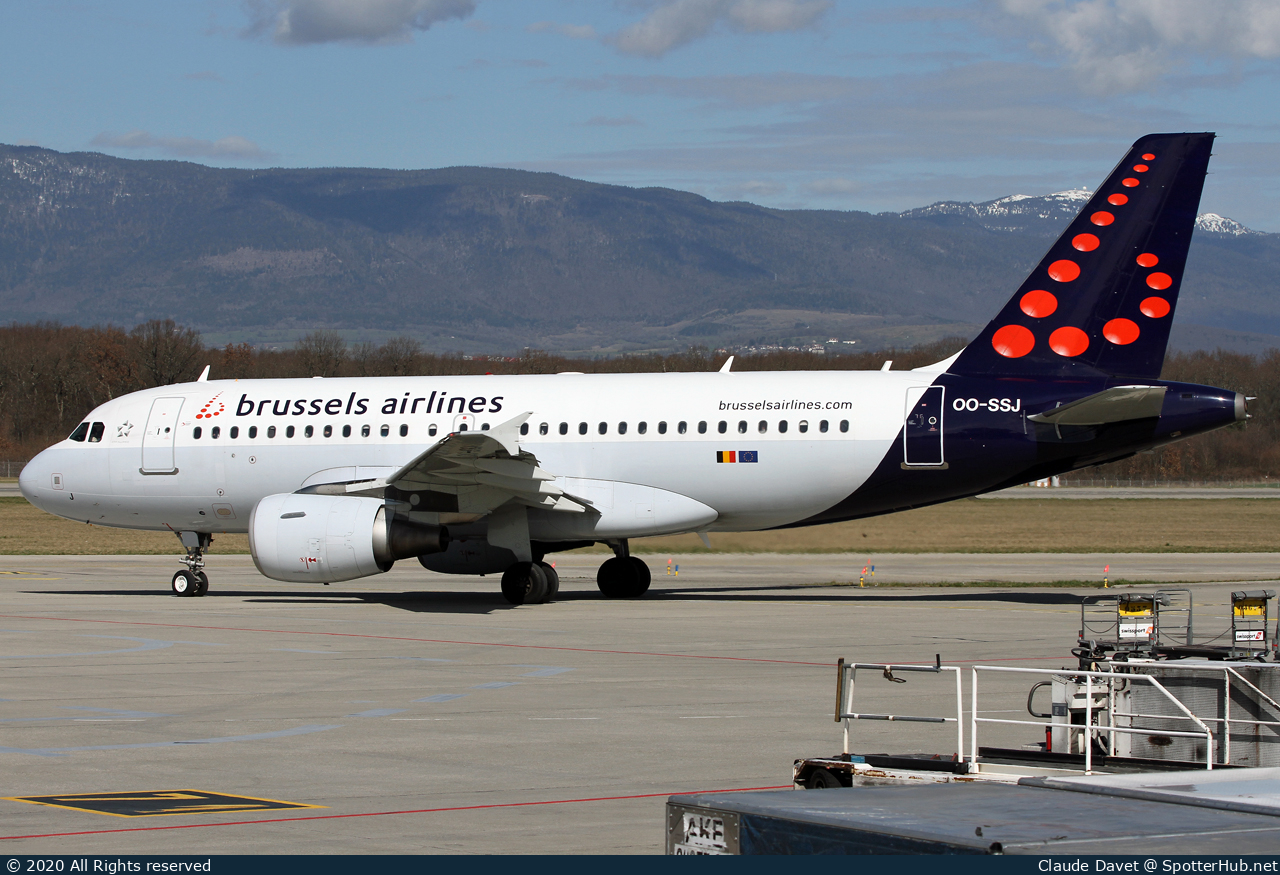 Photo of OO-SSJ - Airbus A319-111 operated by Brussels Airlines