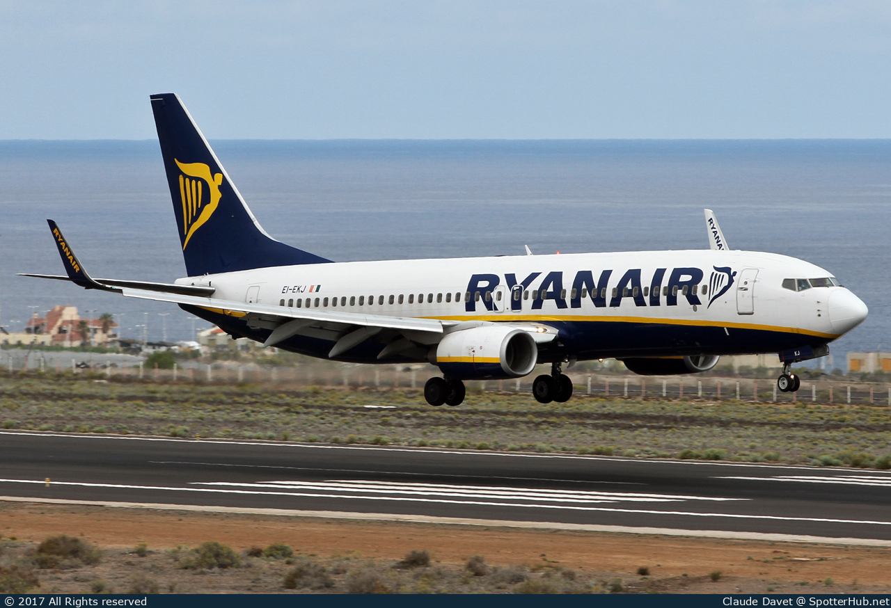 Photo of EI-EKJ - Boeing 737-8AS operated by Ryanair