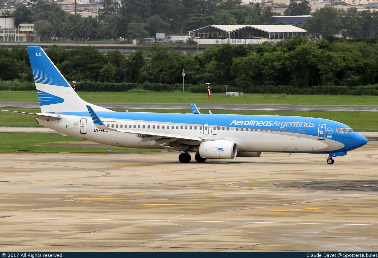 Photo of LV-FUC - Boeing 737-8SH operated by Aerolíneas Argentinas