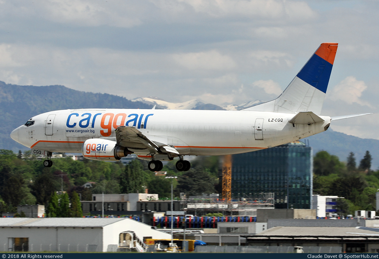 Photo of LZ-CGQ - Boeing 737-3Y5(SF) operated by Cargoair