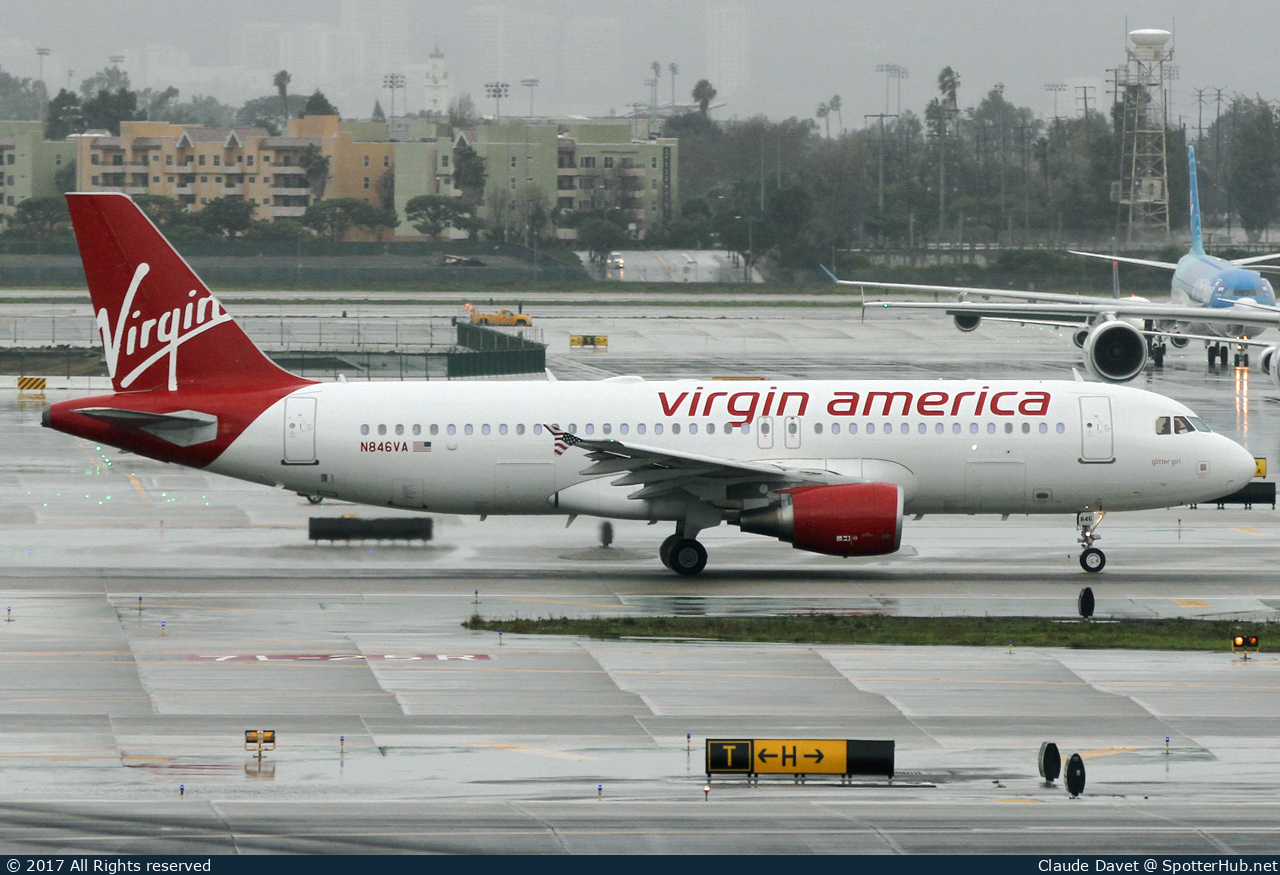 Photo of N846VA - Airbus A320-214 operated by Virgin America