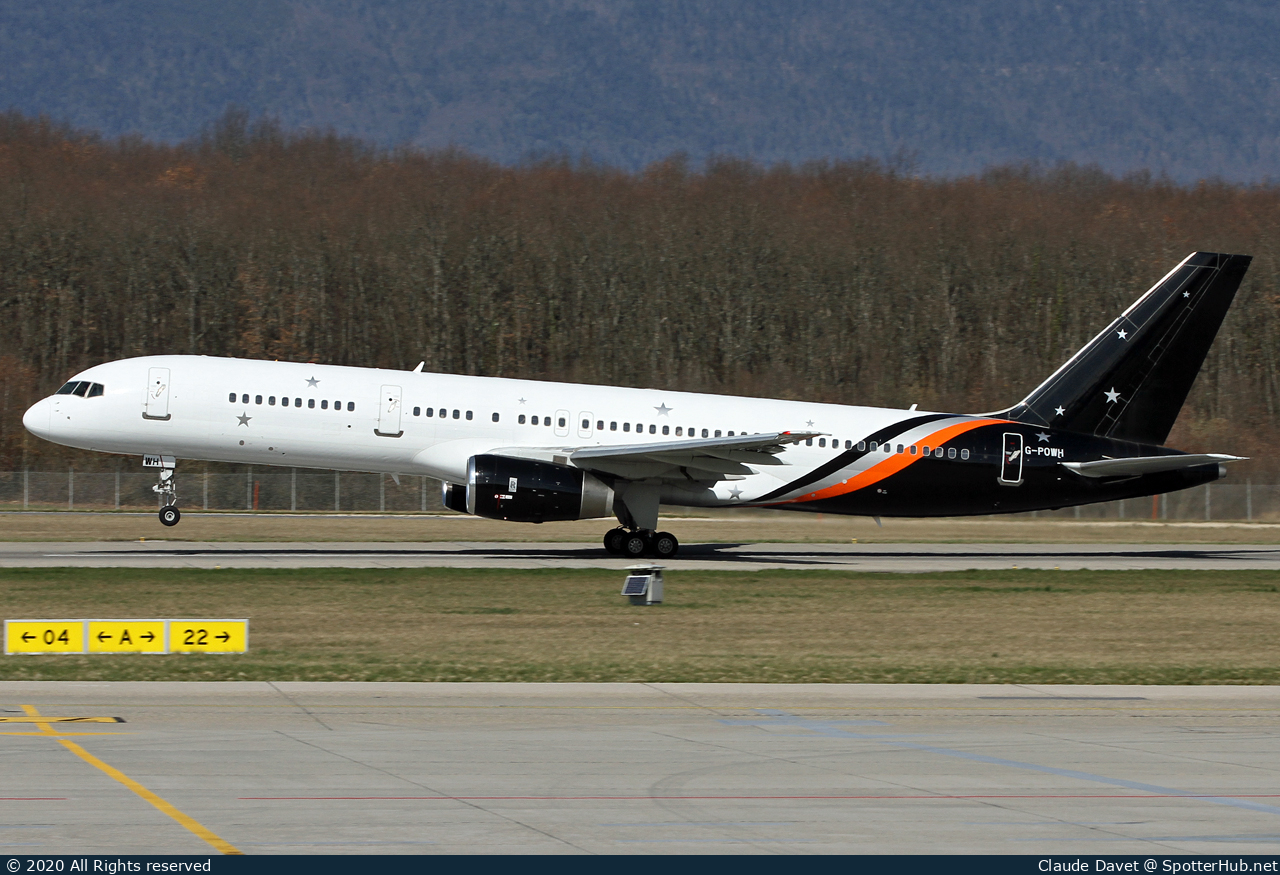 Photo of G-POWH - Boeing 757-256 operated by Titan Airways