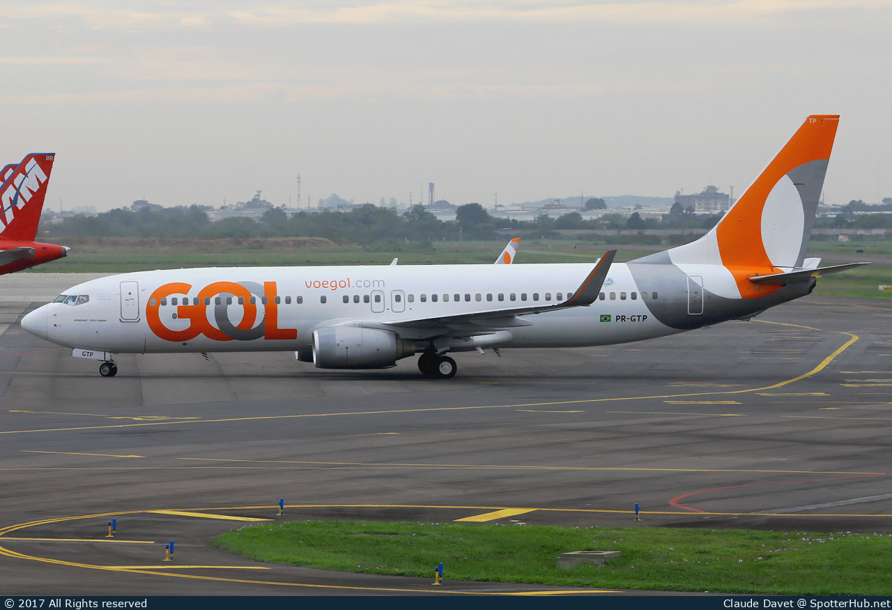 Photo of PR-GTP - Boeing 737-8EH operated by GOL Linhas Aéreas