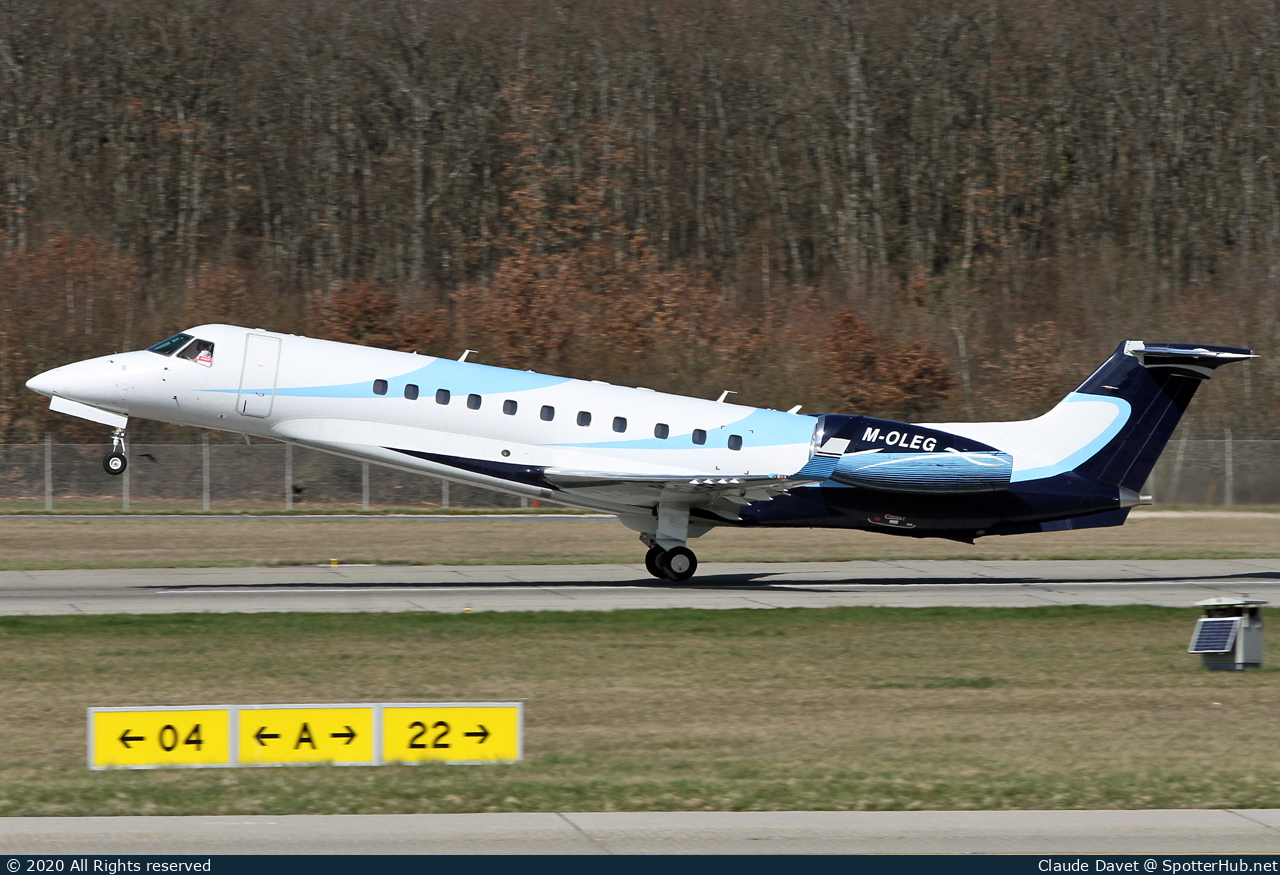 Photo of M-OLEG - Embraer Legacy 600 operated by Hermitage Air