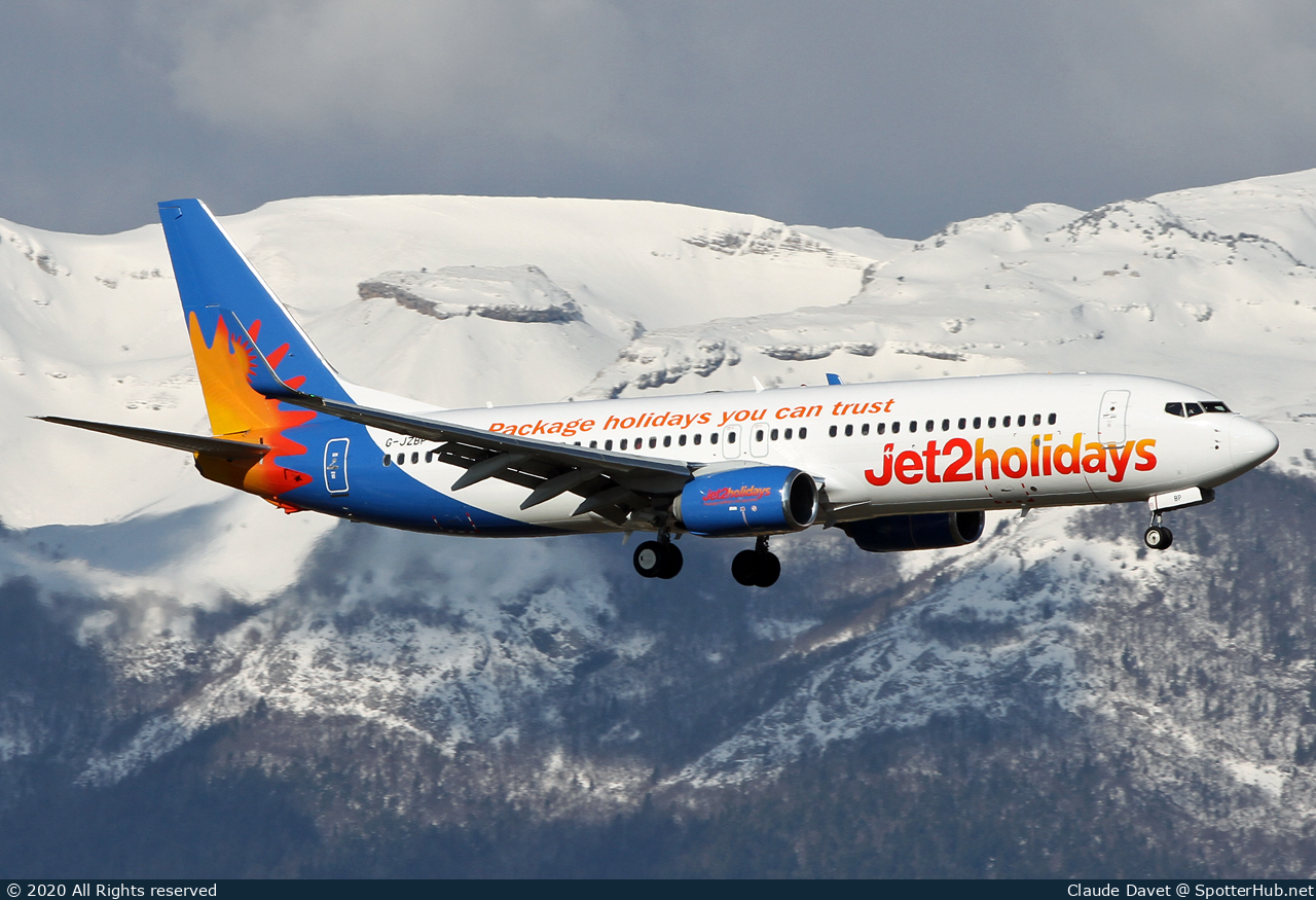 Photo of G-JZBP - Boeing 737-8MG operated by Jet2