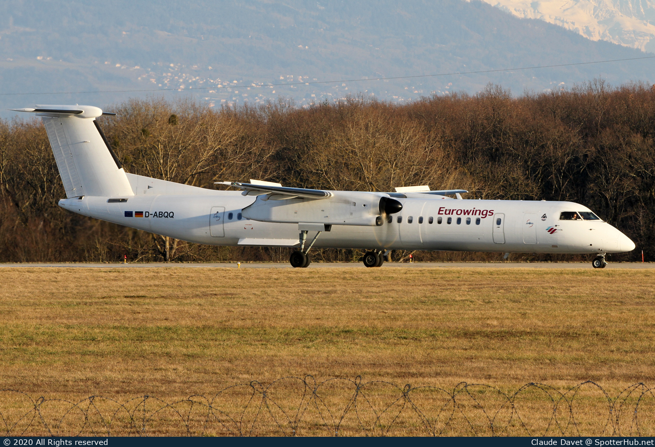 Photo of D-ABQQ - Bombardier DHC-8-402 Dash 8 Q400 operated by Eurowings (opb LGW Luftfahrtgesellschaft Walter)
