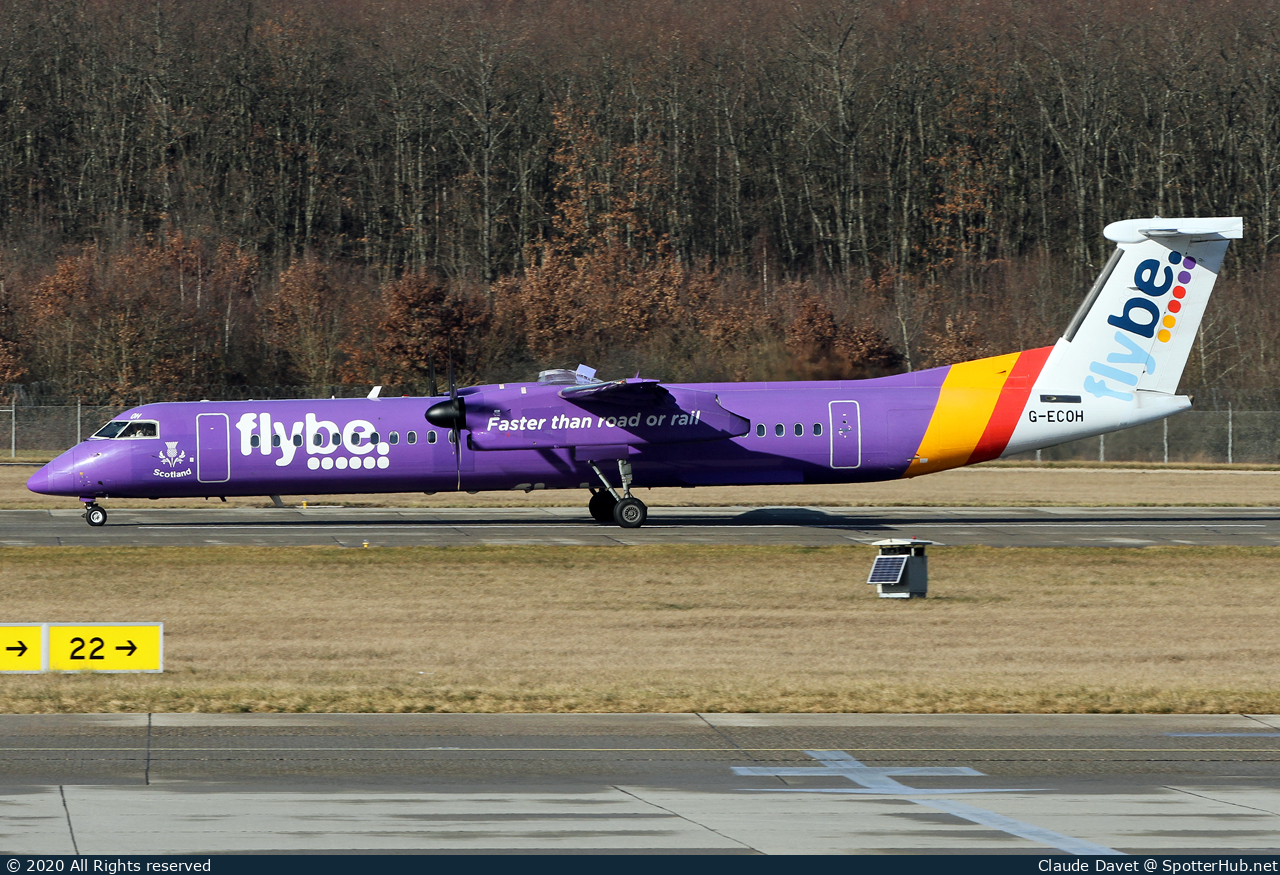 Photo of G-ECOH - Bombardier DHC-8-402 Dash 8 Q400 operated by flybe