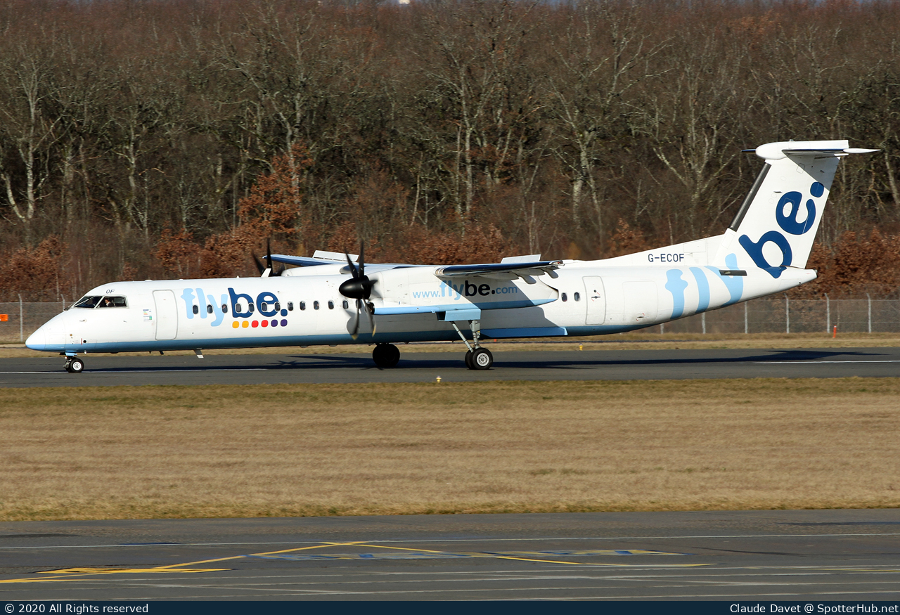 Photo of G-ECOF - Bombardier DHC-8-402 Dash 8 Q400 operated by flybe