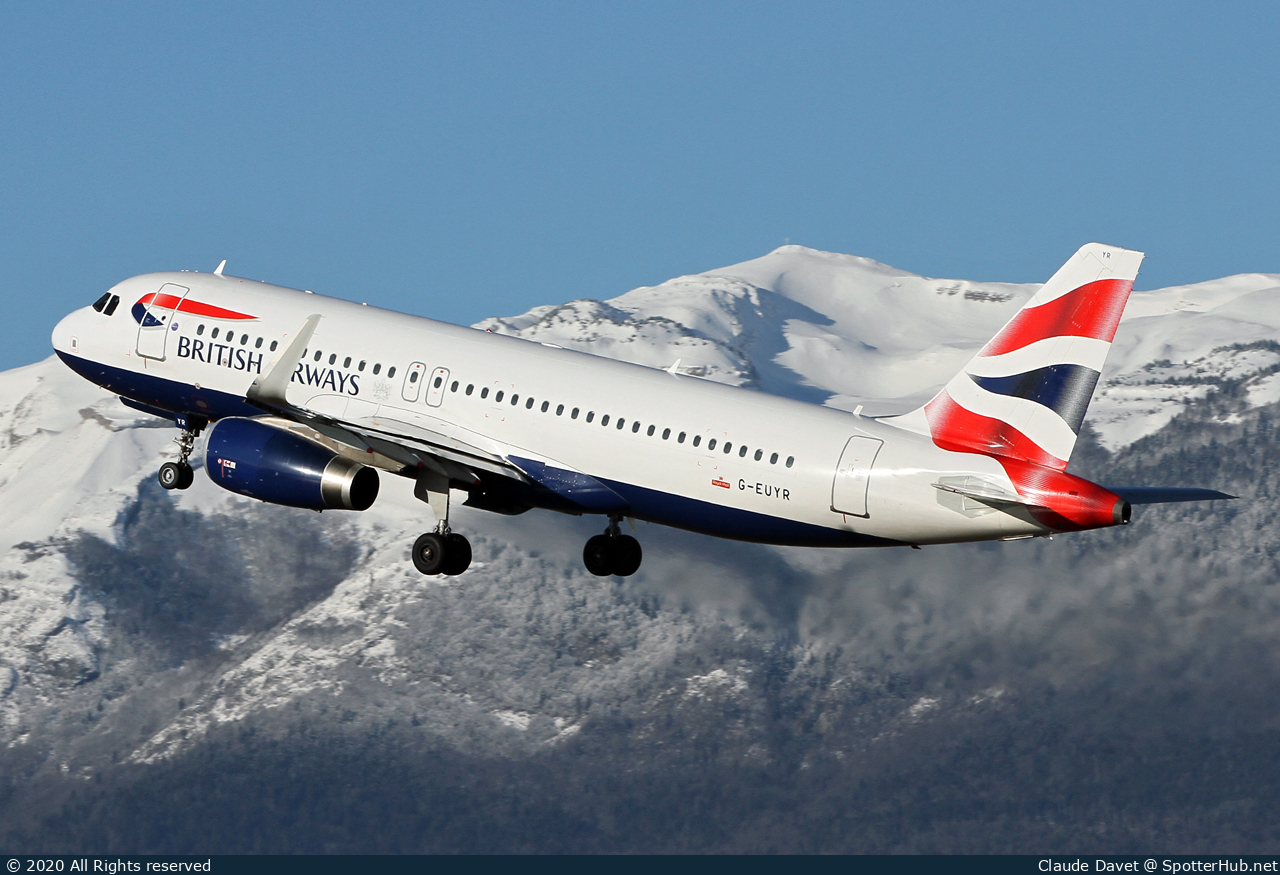 Photo of G-EUYR - Airbus A320-232 operated by British Airways