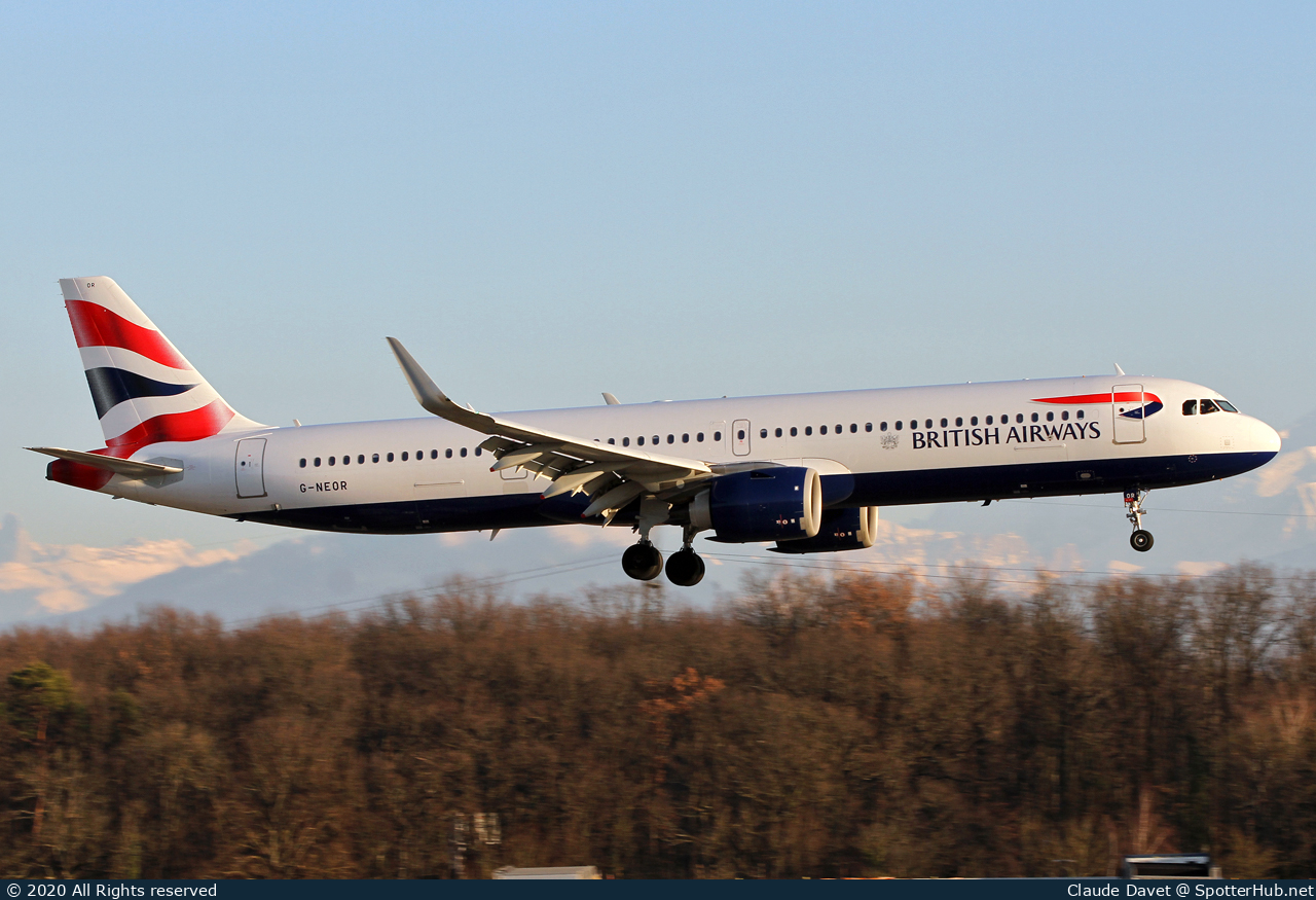 Photo of G-NEOR - Airbus A321-251NX operated by British Airways