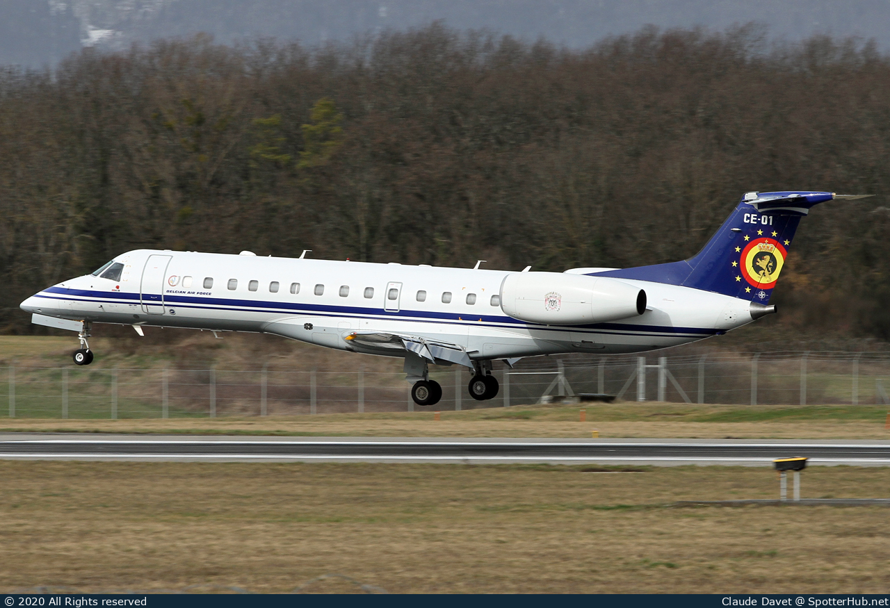 Photo of CE-01 - Embraer ERJ-135LR operated by Belgian Air Force