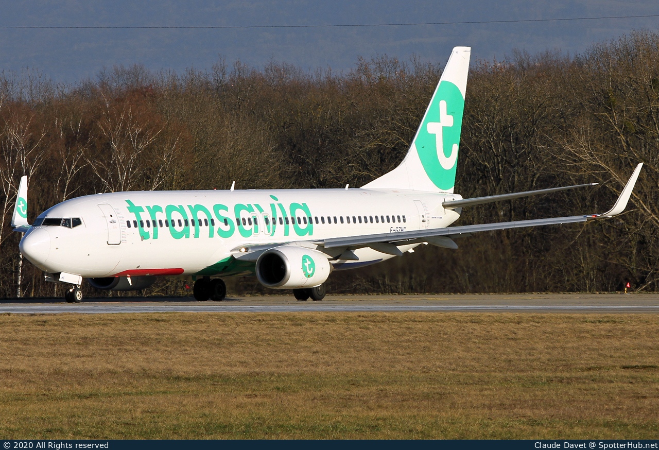 Photo of F-GZHC - Boeing 737-8K2 operated by Transavia France