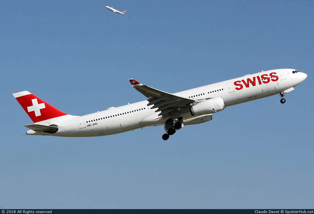 Photo of HB-JHC - Airbus A330-343 operated by Swiss International Air Lines
