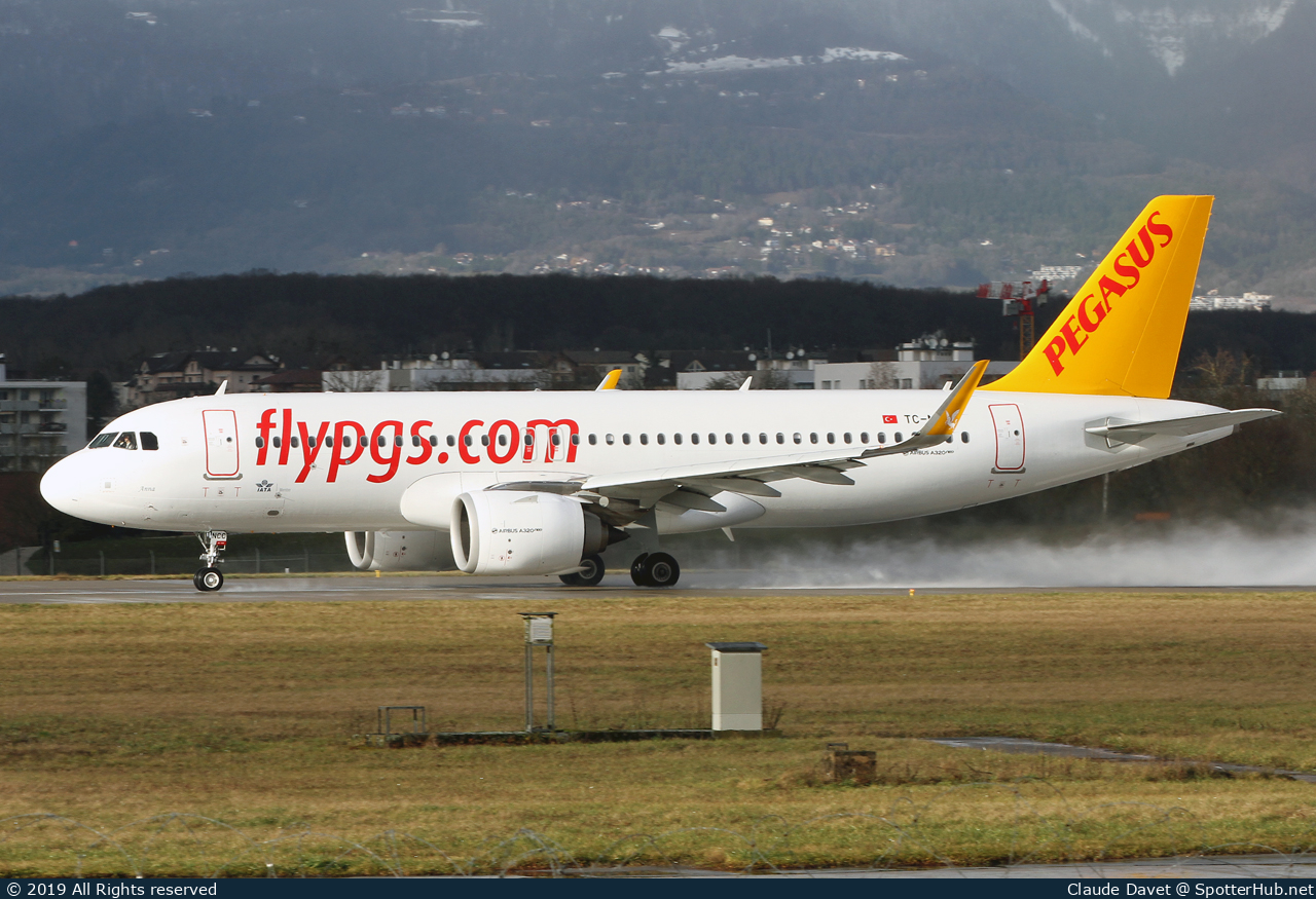 Photo of TC-NCC - Airbus A320-251N operated by Pegasus Airlines