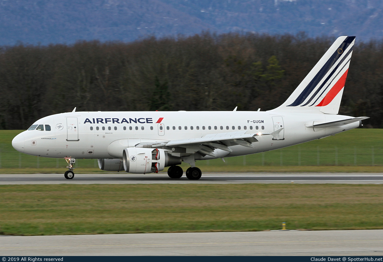 Photo of F-GUGM - Airbus A318-111 operated by Air France