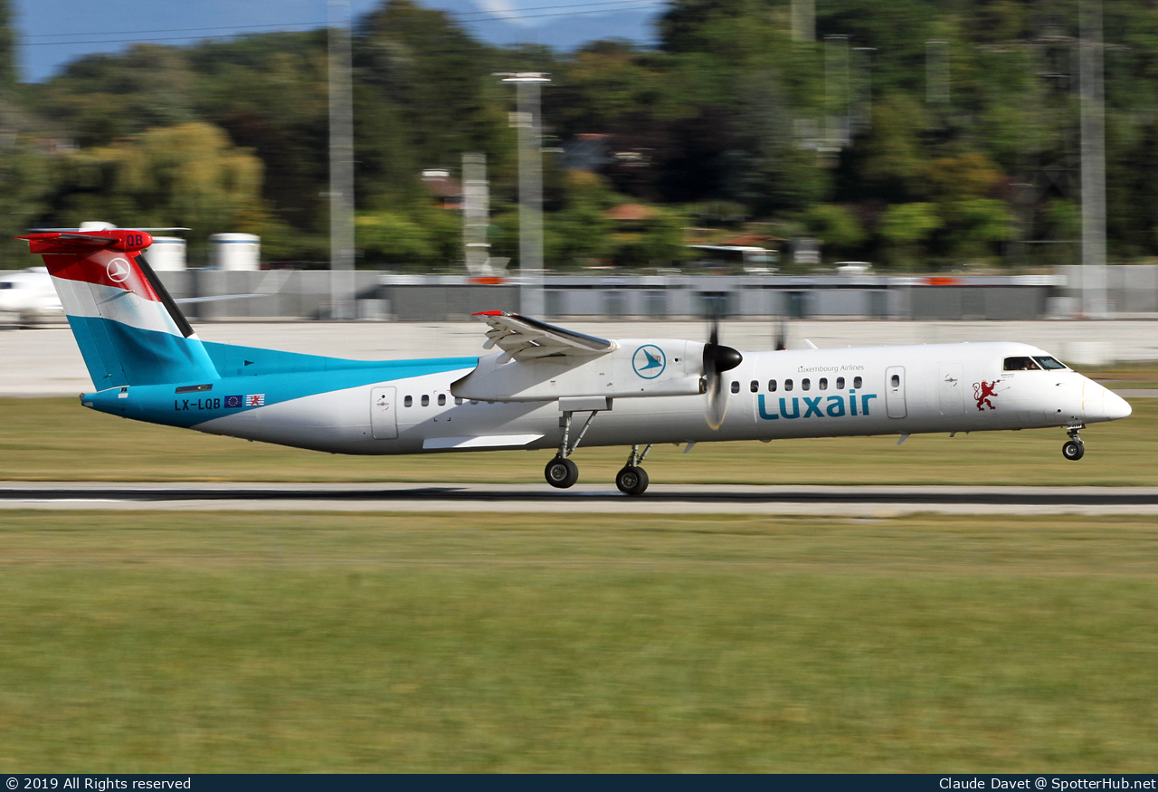 Photo of LX-LQB - Bombardier DHC-8-402 Dash 8 Q400 operated by Luxair