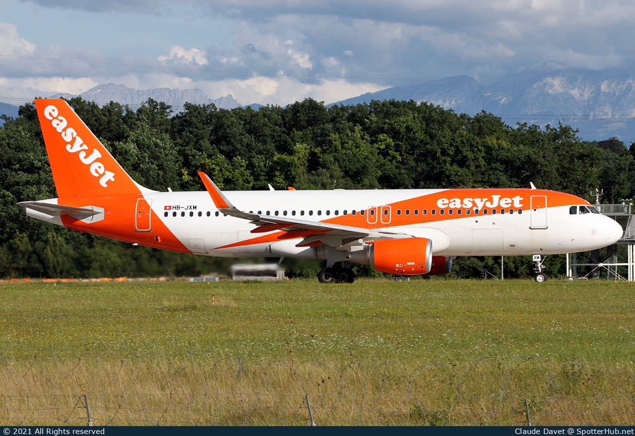 Photo of HB-JXM - Airbus A320-214 operated by easyJet Switzerland