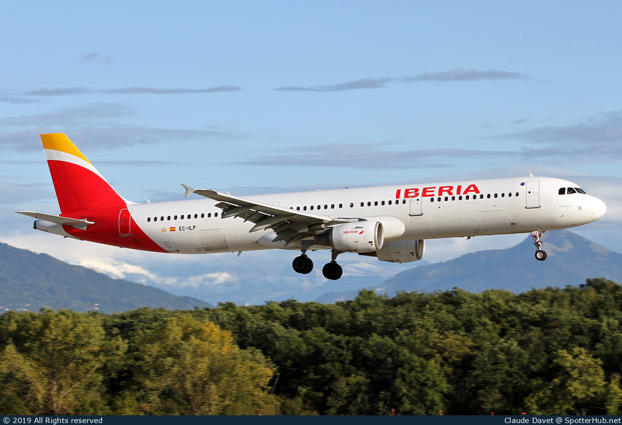 Photo of EC-ILP - Airbus A321-213 operated by Iberia